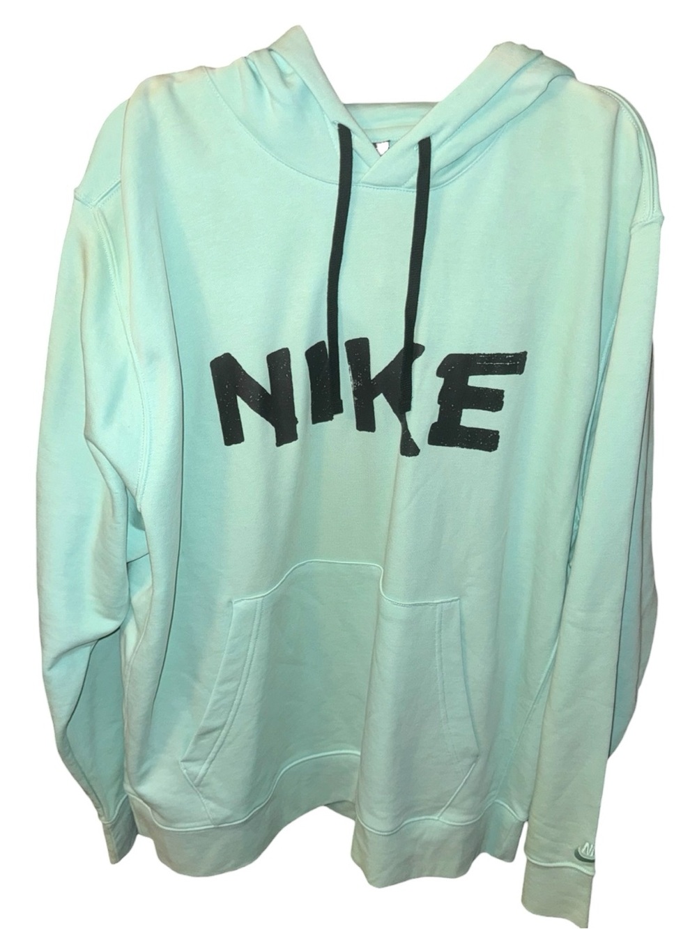 NWT Nike Mint Hoodie with Black Logo